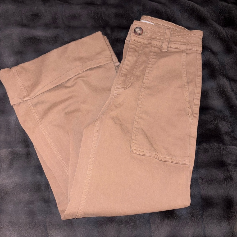 Pistola Maya Cuffed Hem Wide Leg Pants